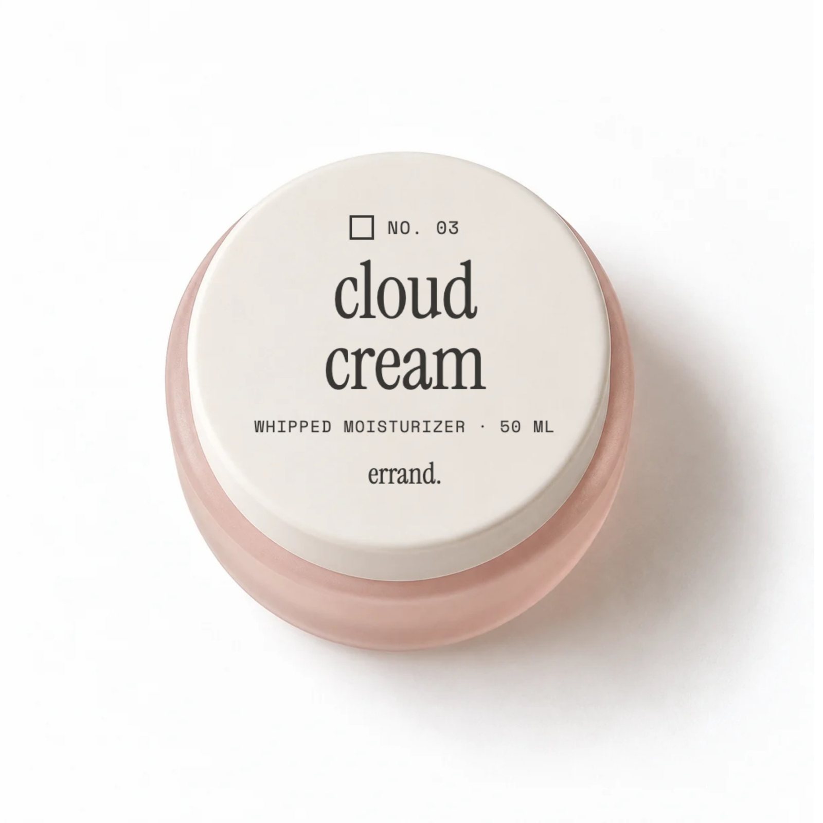Cloud cream jar