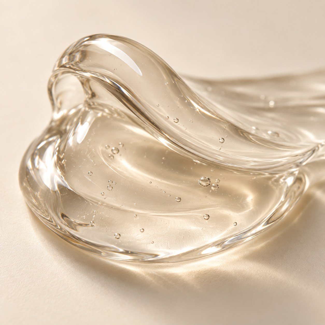 Folded gel serum